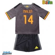 AS Roma Donyell Malen #14 Tredjedraktsett Barn 2026-27 Kortermet (+ Korte bukser)